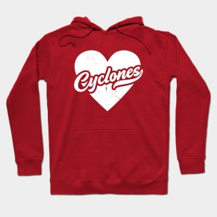 Vintage Cyclones School Spirit // High School Football Mascot // Go Cyclones Hoodie